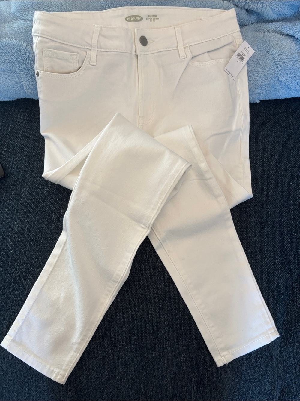 NWT Old Navy White Rock Star Skinny Slim Fit Jeans